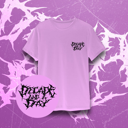 D&AD Metal Logo Tee - Pink